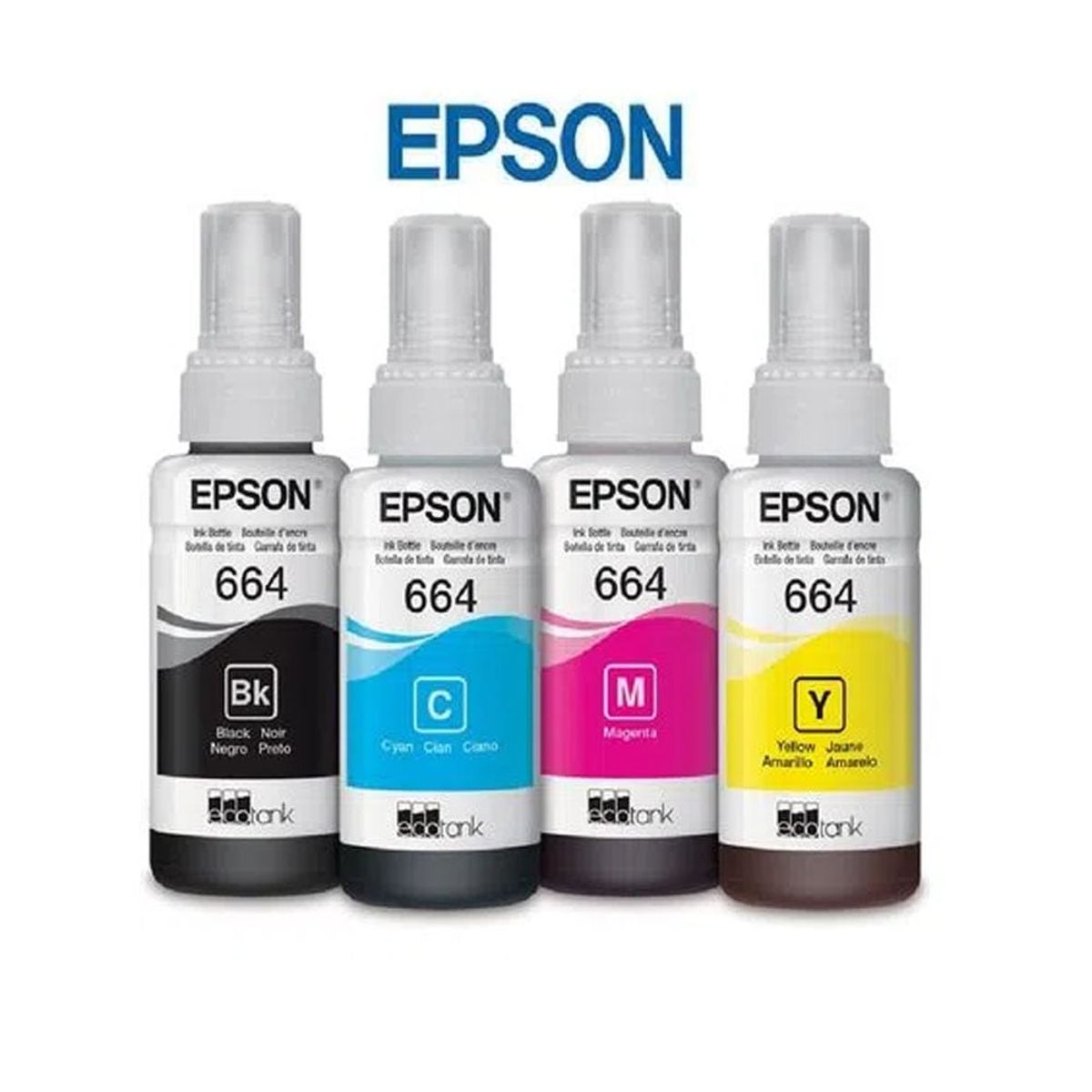 EPSON - Pack de 4 Tintas Epson 664 Negro Cian Amarillo Magenta