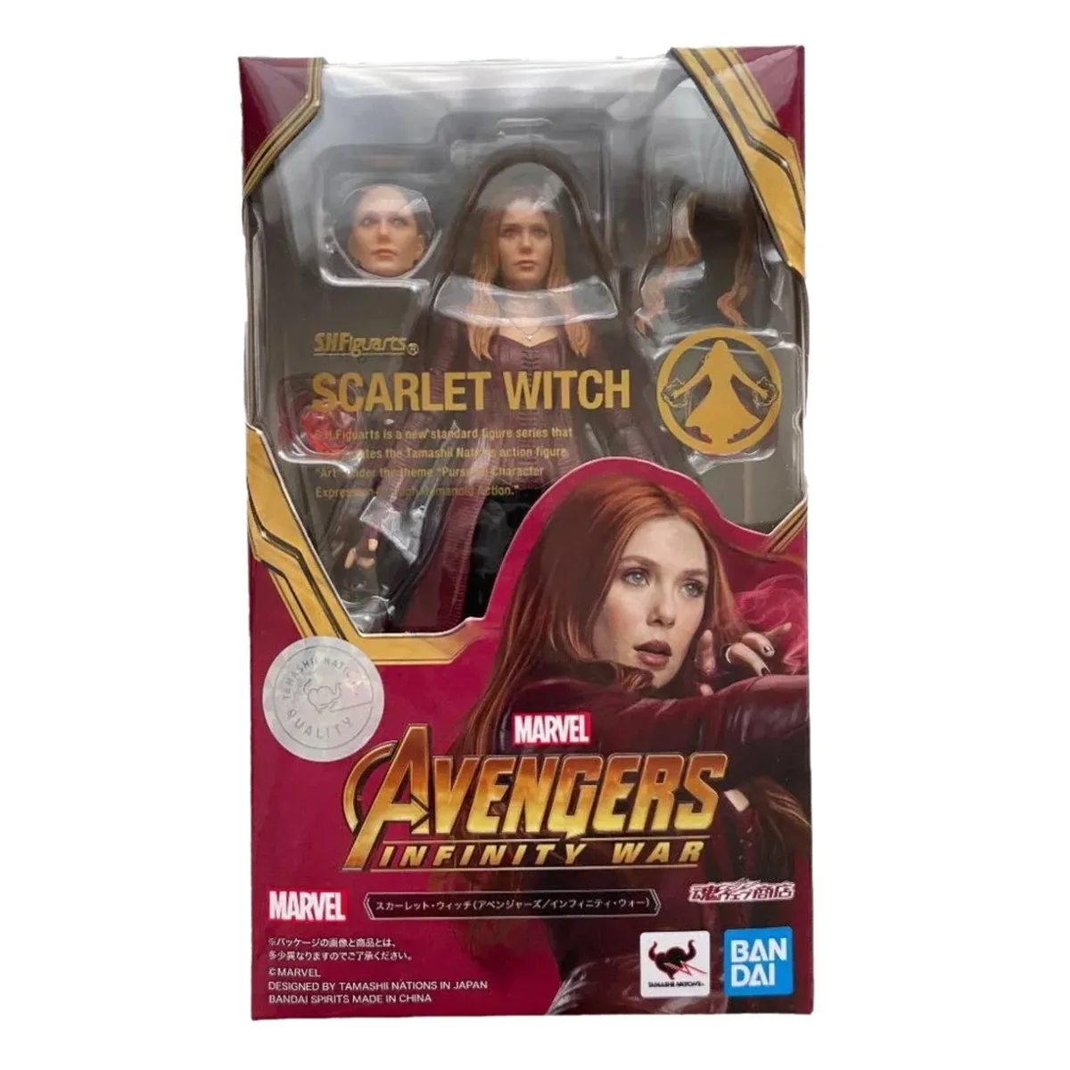 BANDAI - Bruja Avengers Infinity War SH Figuarts Scarlet Witch