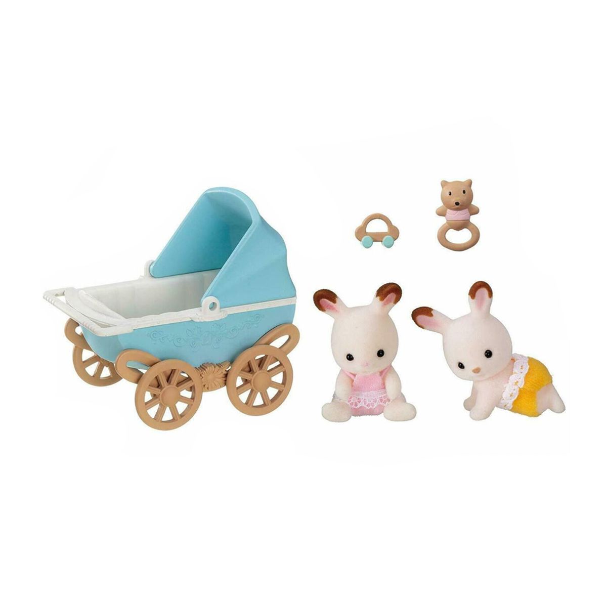 SYLVANIAN FAMILIES - Sylvanian Families Calico Critters Cochecito 2 Bebés