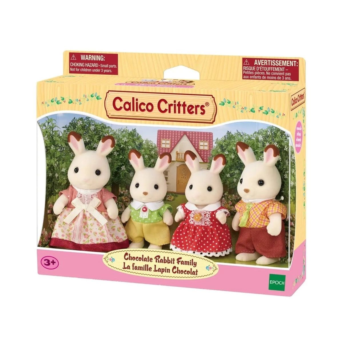 SYLVANIAN FAMILIES - Sylvanian Families Calico Critters Familia De Conejos Chocolate Grande