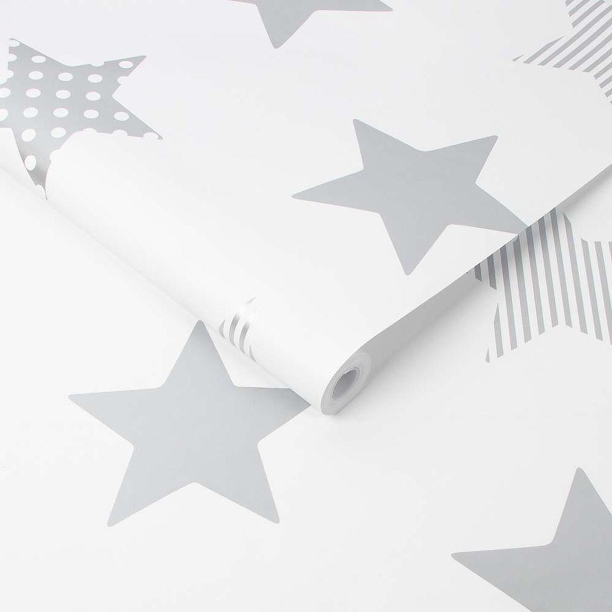 MULTITOP - Papel Tapiz Kids Home Superstar 052X10 Mts Silver