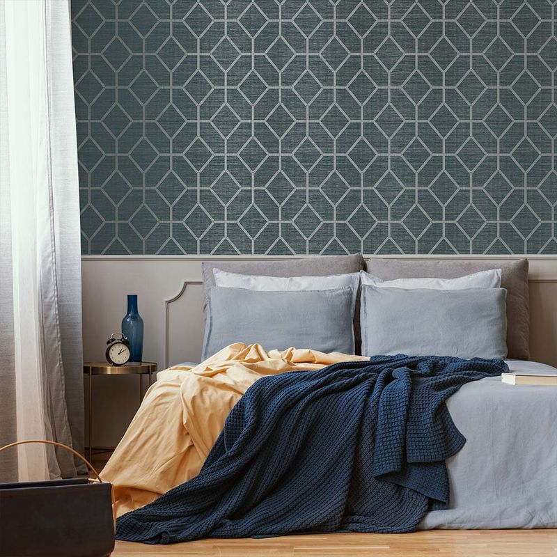 MULTITOP - Papel Tapiz Opulence Asscher Geo 052X10 Mts Teal