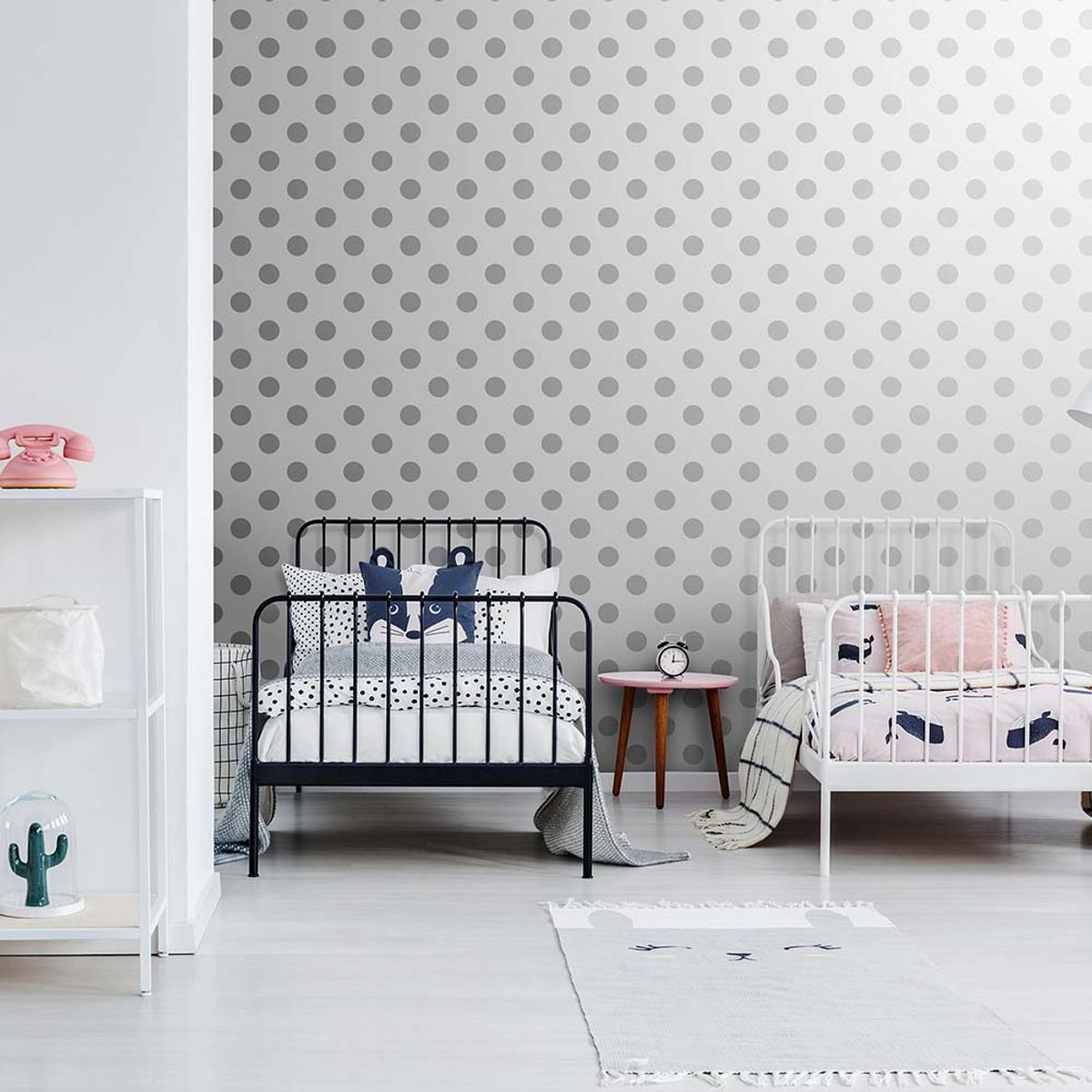 MULTITOP - Papel Tapiz Kids Home Dotty 052X10 Mts Silver