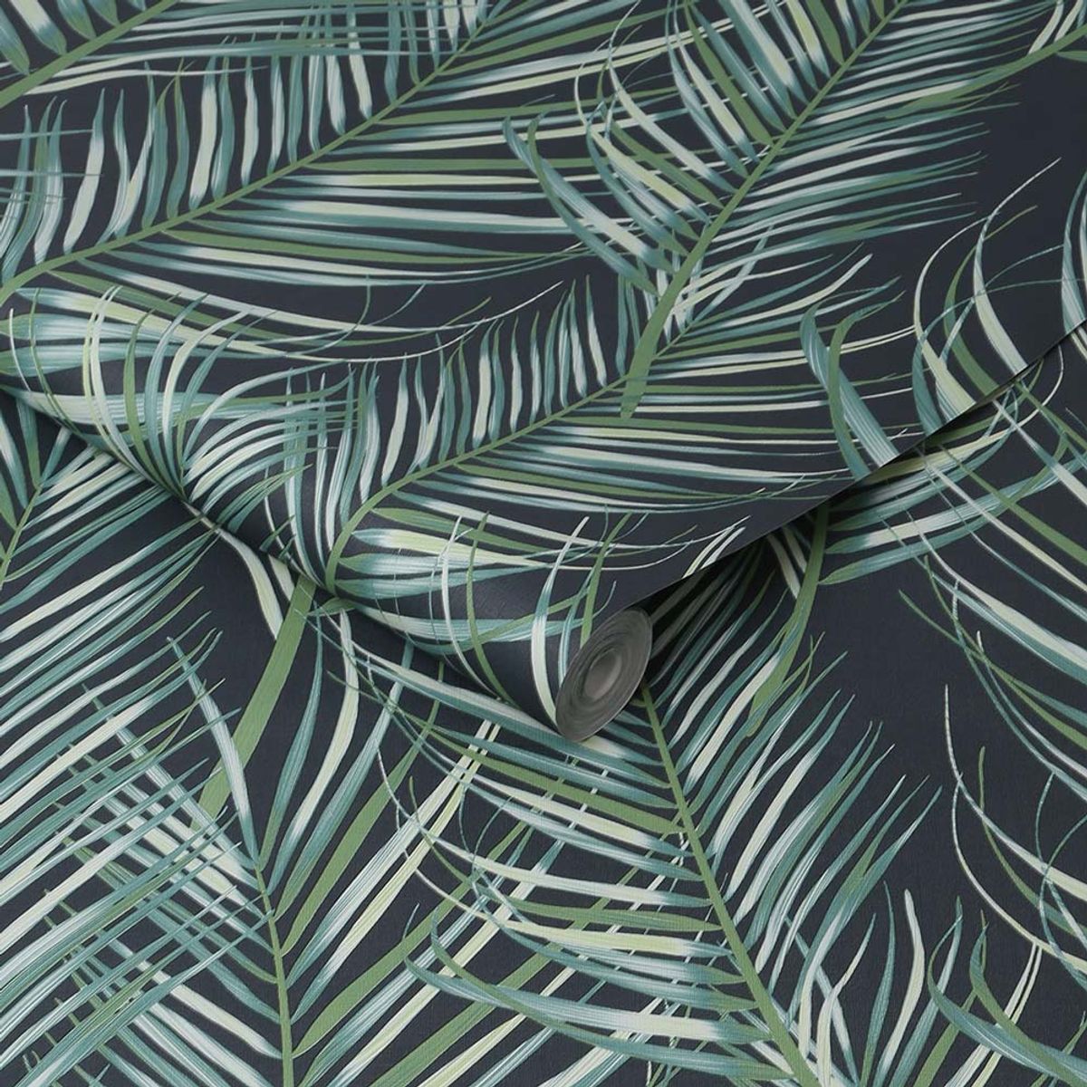 MULTITOP - Papel Tapiz Oasis Palm Leaves 052X10 Mts Green