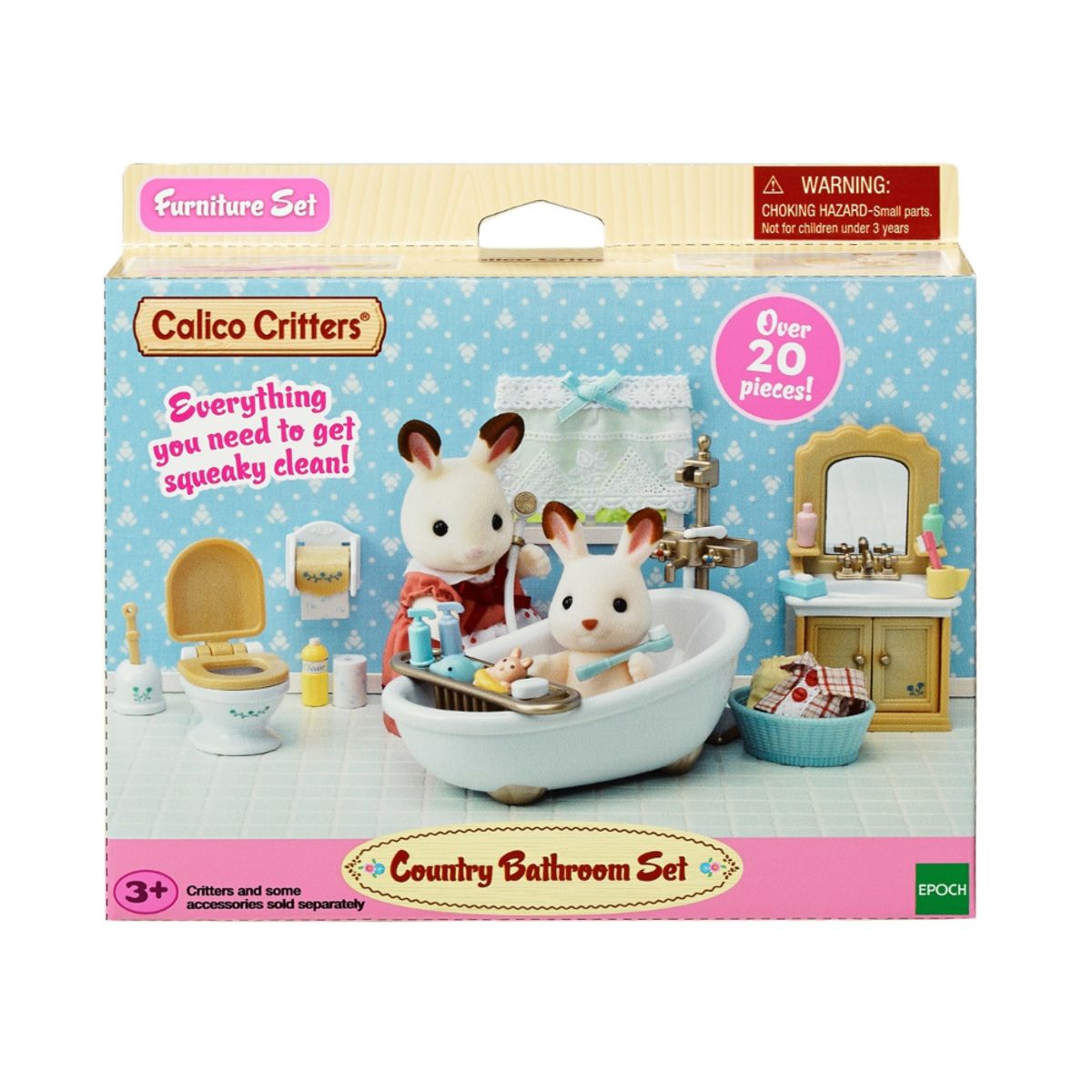 EPOCH MAKING - Calico Critters Set Baño y Ducha Conejos