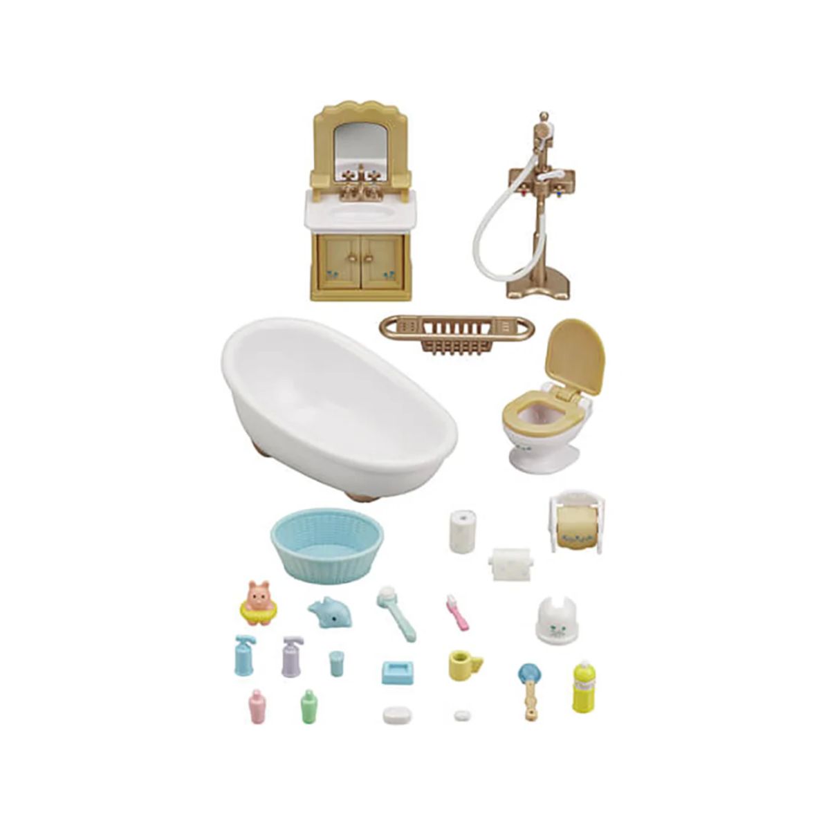 EPOCH MAKING - Calico Critters Set Baño y Ducha Conejos