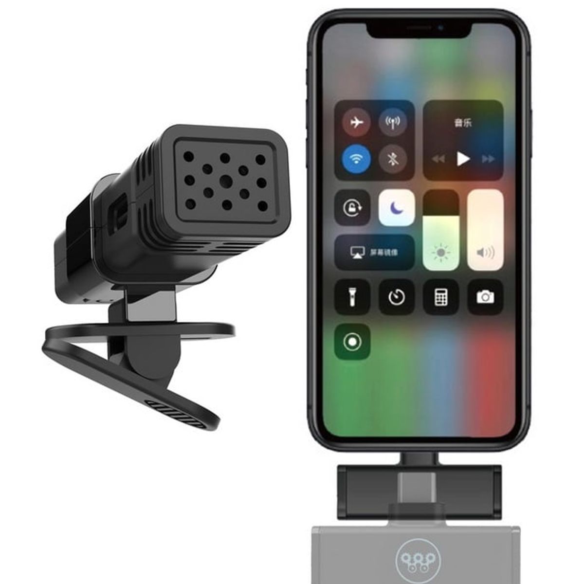 GENERICO - Microfono Inalambrico Tipo C - Para Celular Redes Sociales - Hummer