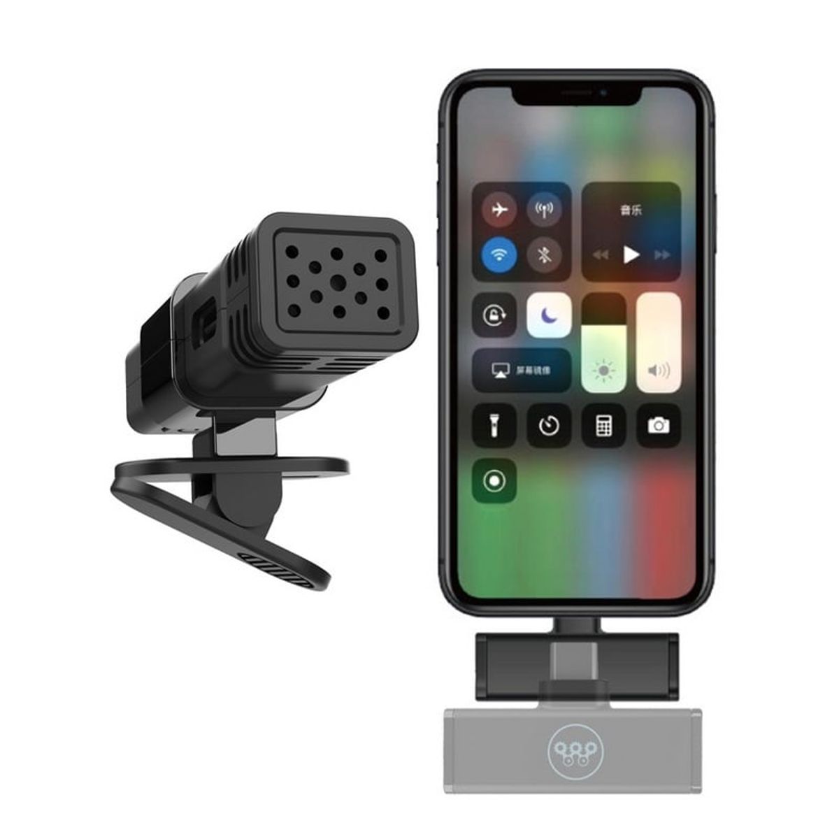 GENERICO - Microfono Inalambrico Tipo C - Para Celular Redes Sociales - Hummer