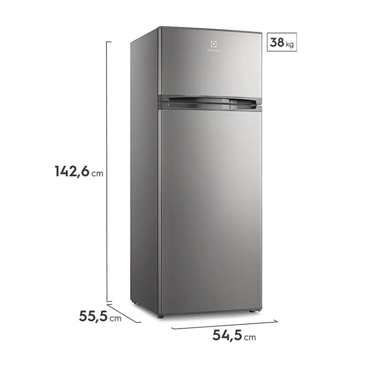ELECTROLUX - Refrigeradora Electrolux 205 Litros Top Freezer Frost Erty20G2Hvi
