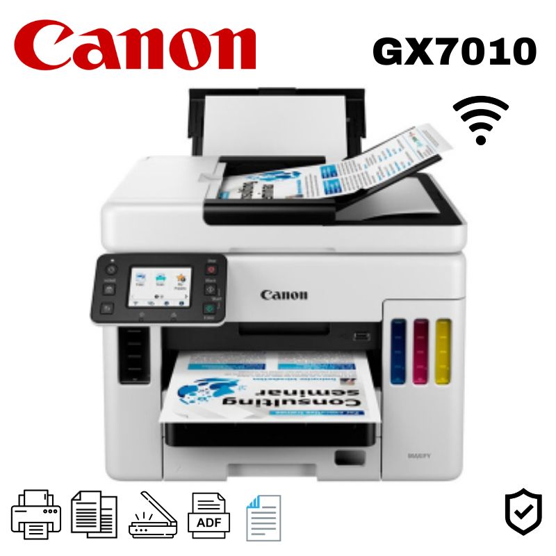 CANON - Impresora Multifuncional Canon Maxify GX7010 Wifi Adf Duplex