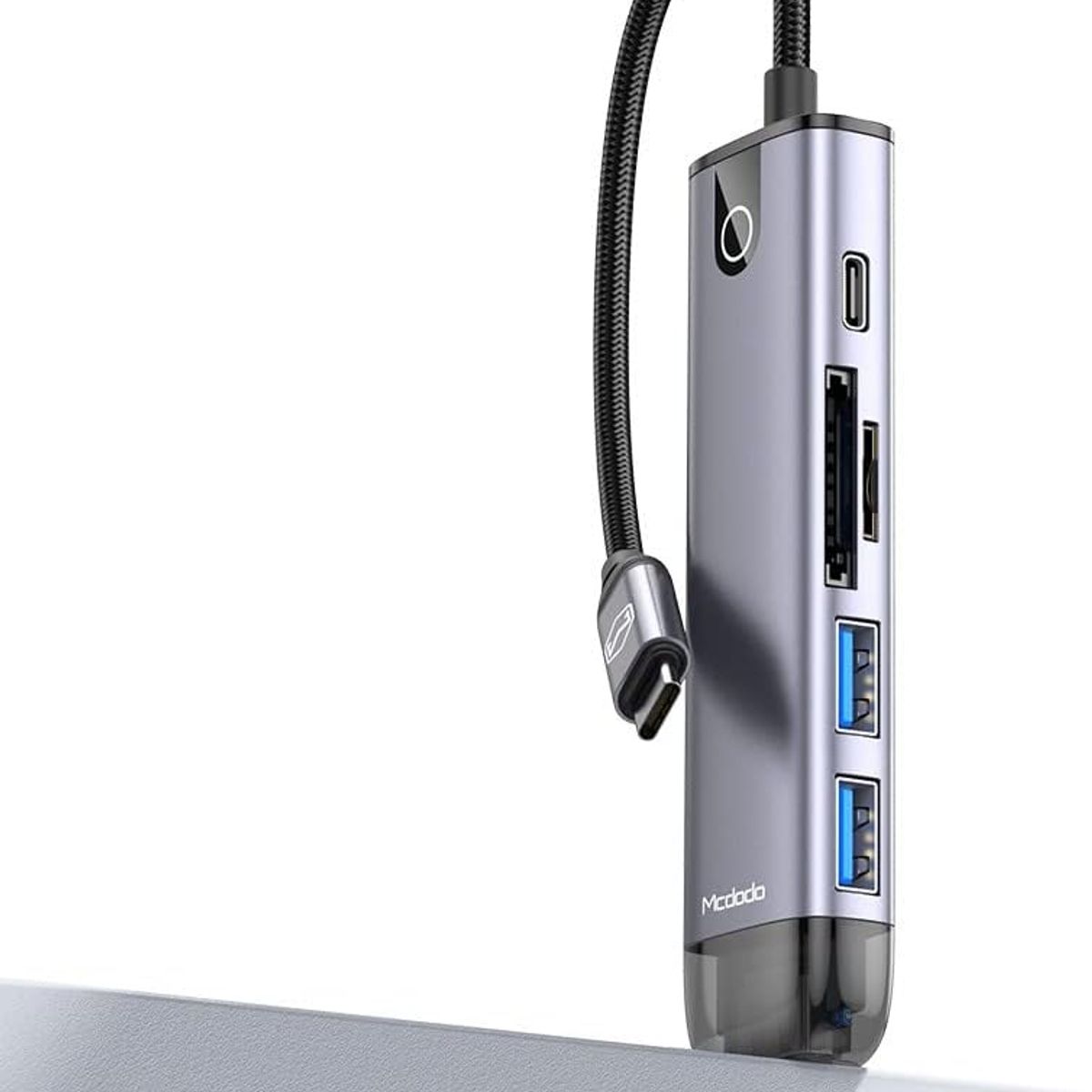 MCDODO - HUB PARA MACBOOK MCDODO 6 EN 1 USB-C A HDMI/USB/C/SD/TF CARD