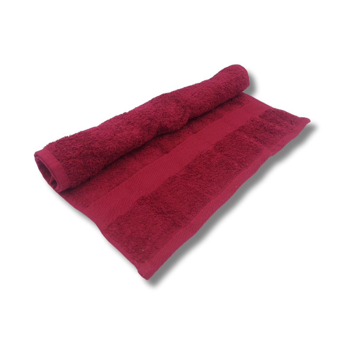 GENERICO - Toalla de Mano Color Rojo 100% Algodón