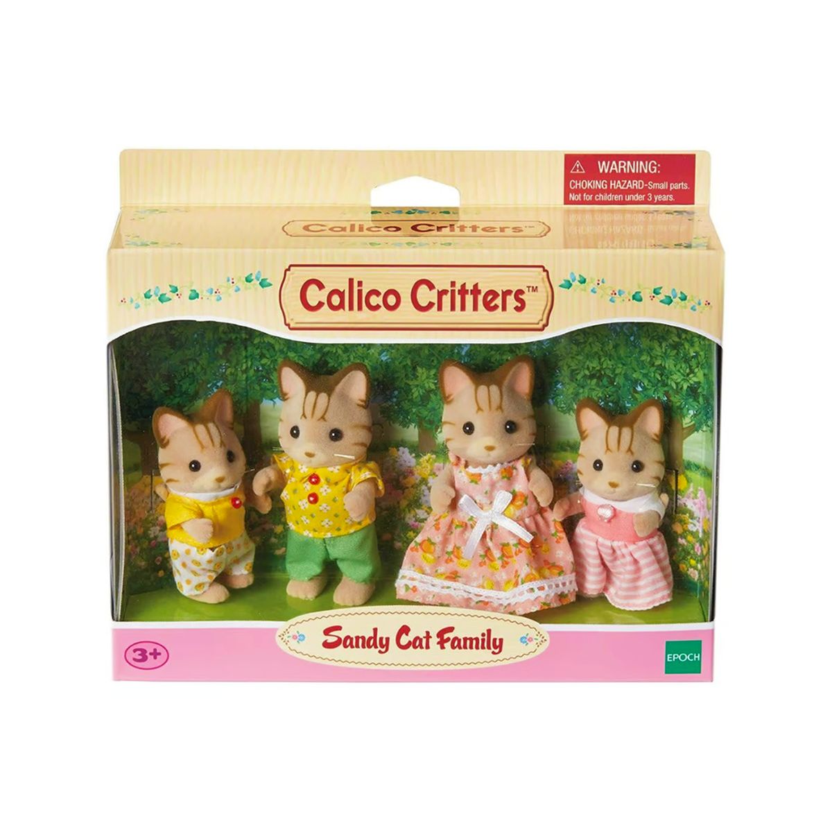 SYLVANIAN FAMILIES - Sylvanian Families Familia Gato de Rayas Calico Critters