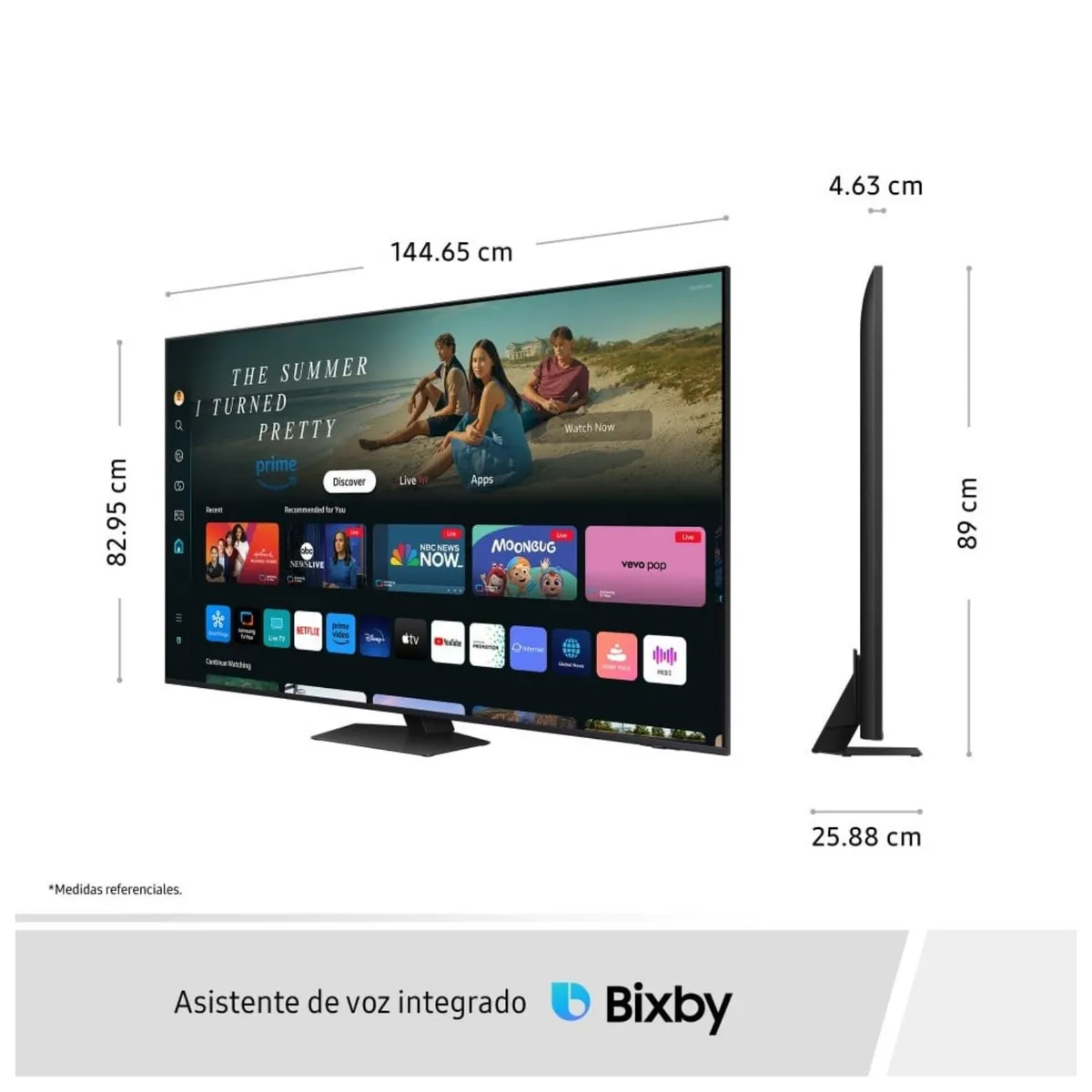 SAMSUNG - Televisor Samsung Neo Qled 65'' 4k 65QN85D Tizen Os Smart Tv - Nuevo 2024