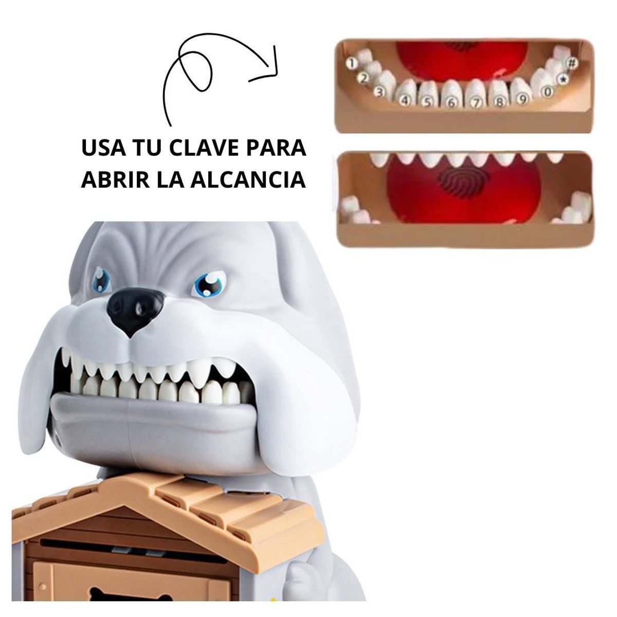 SHEEPBUSTER - Alcancía de Perro con Clave para Monedas y Billetes