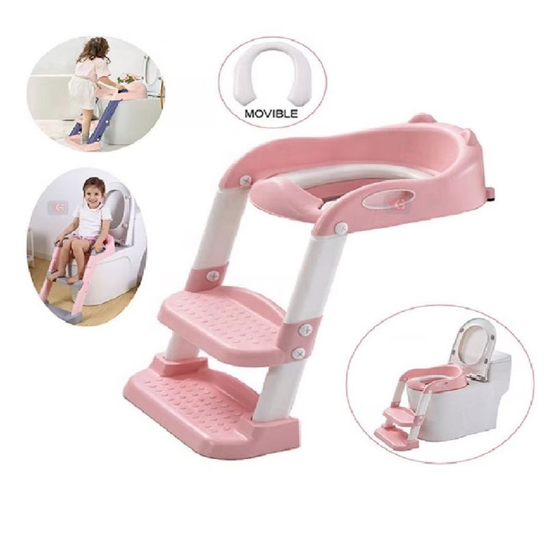 GENERICO - Asiento de Innodoro con Escalera para Niños Plegable