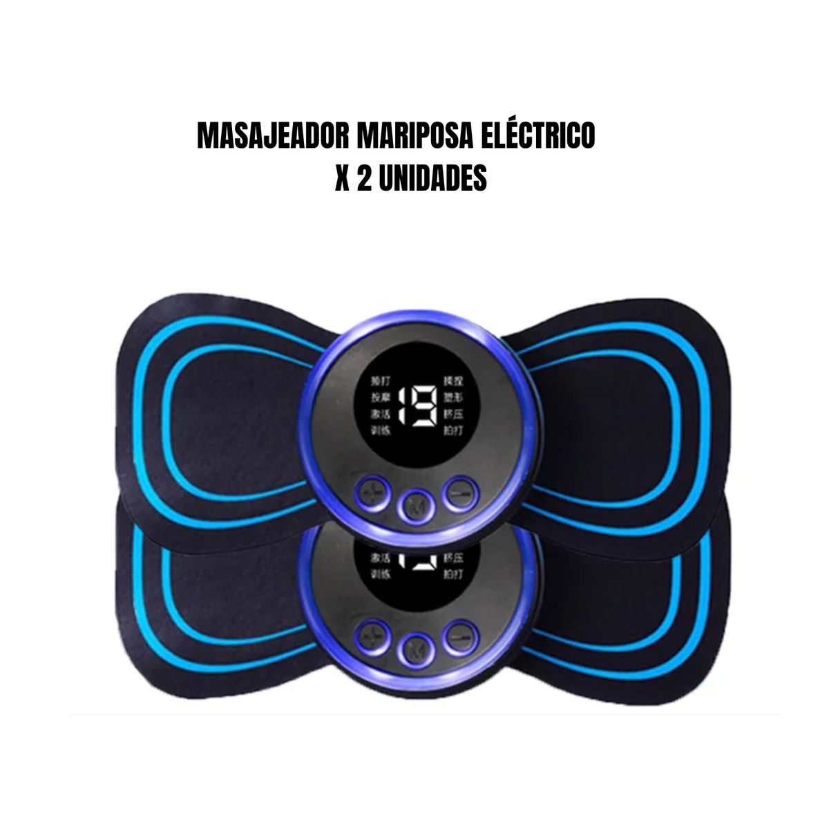 GENERICO - Masajeador Mariposa Eléctrico - promueve la circulación X 2 Unidades