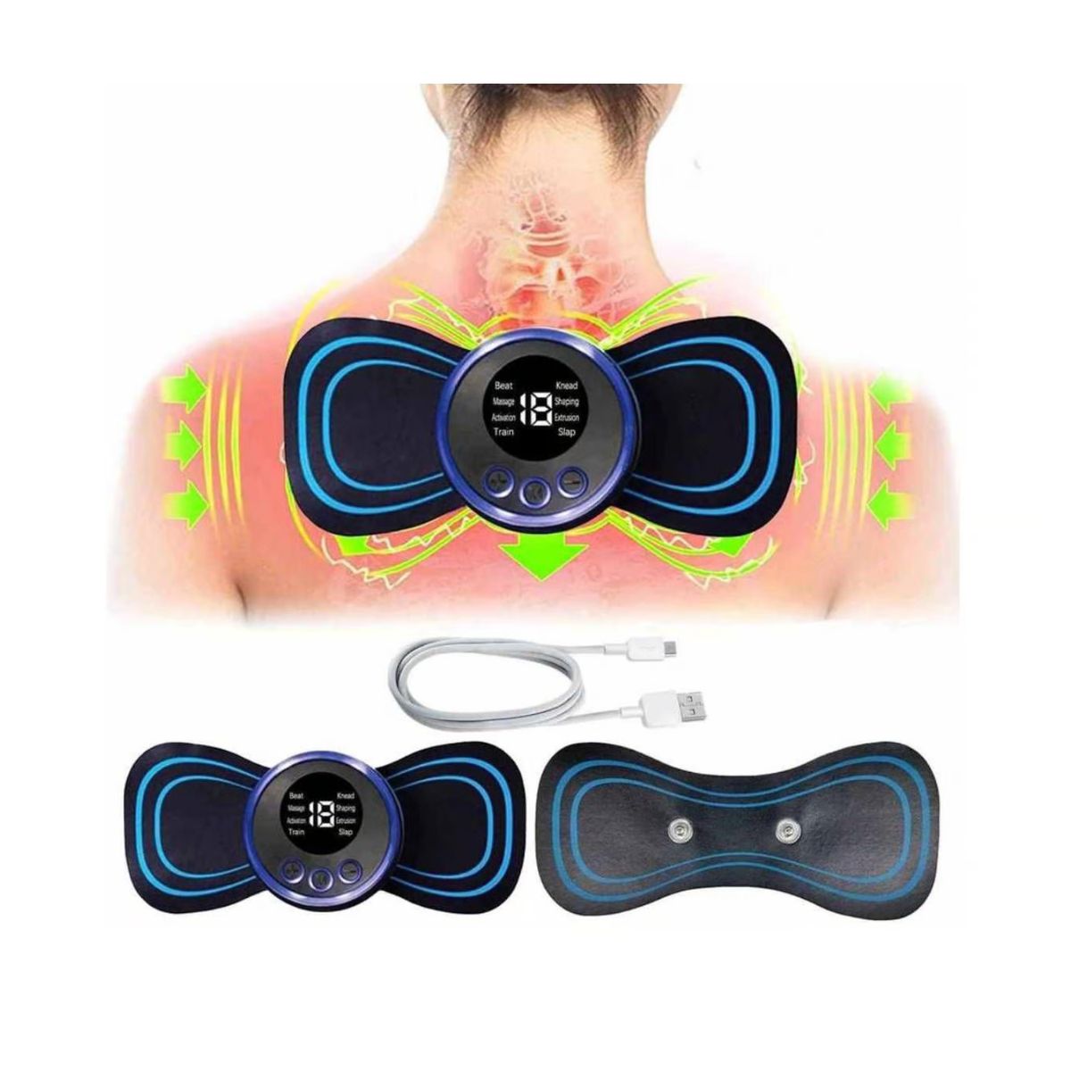 GENERICO - Masajeador Mariposa Eléctrico - promueve la circulación