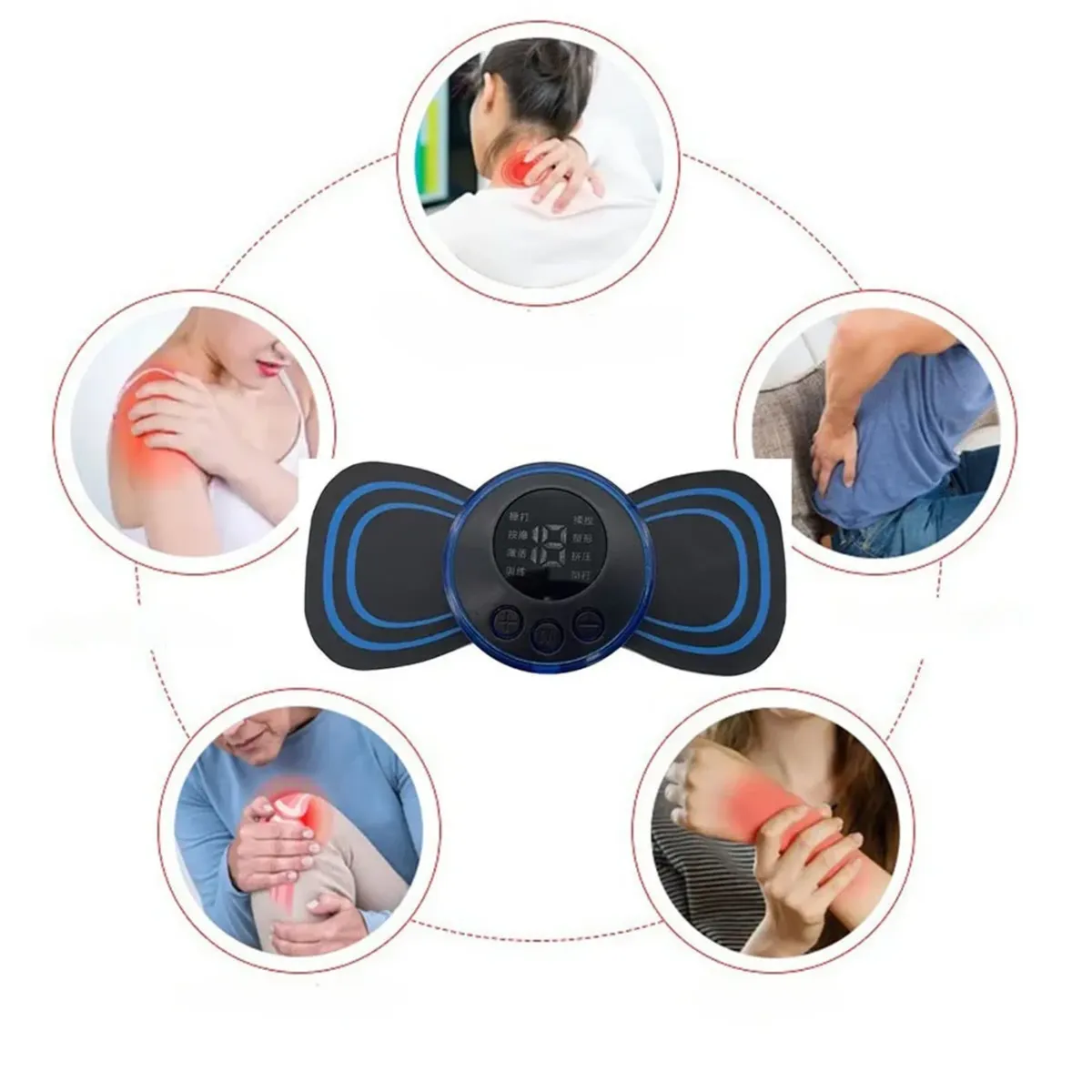 GENERICO - Masajeador Mariposa Eléctrico - promueve la circulación