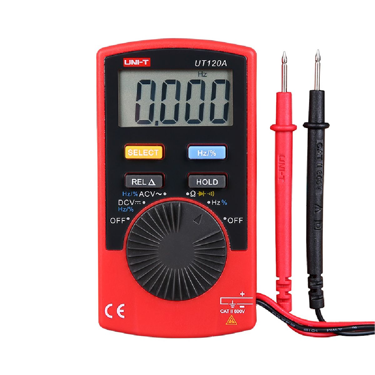 UNI T - Multímetro Digital De Bolsillo UNI-T UT120A  Auto Rango 600V AC DC