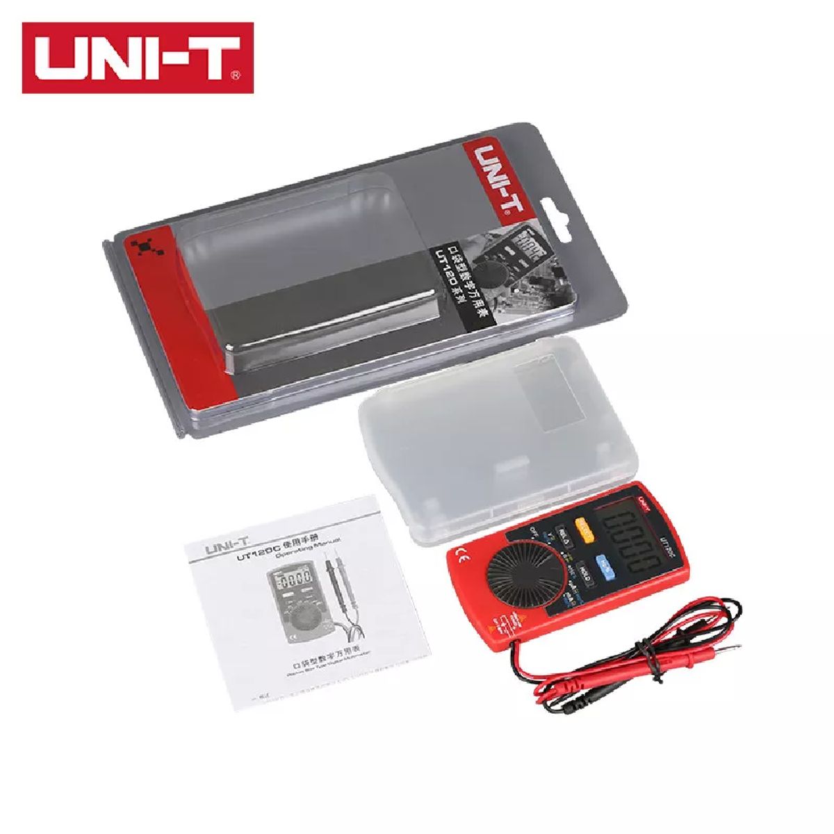 UNI T - Multímetro Digital De Bolsillo UNI-T UT120A  Auto Rango 600V AC DC