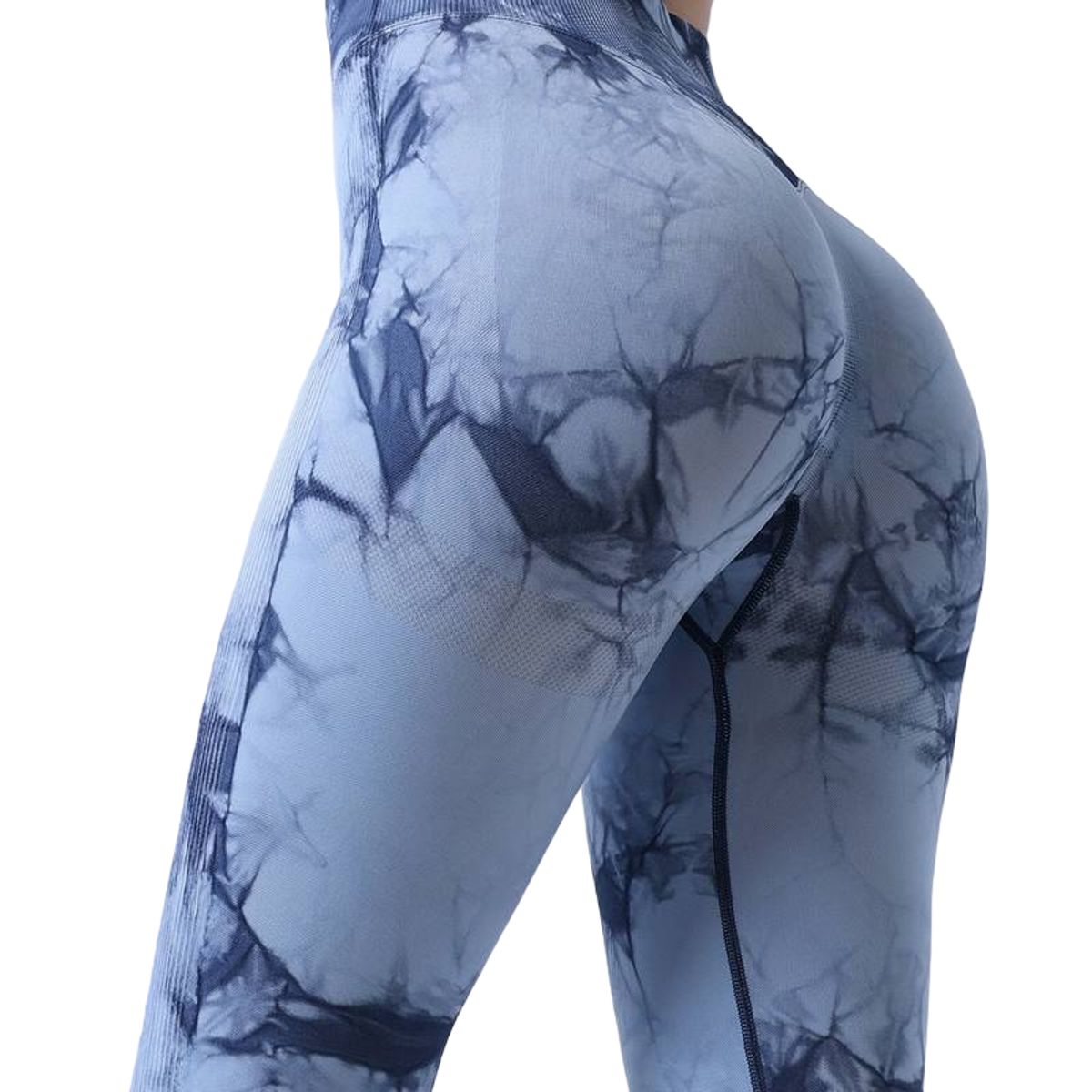 ROYAL PEACH APPAREL - Legging deportivo Tie Dye CELESTE - Ropa deportiva malla mujer gym