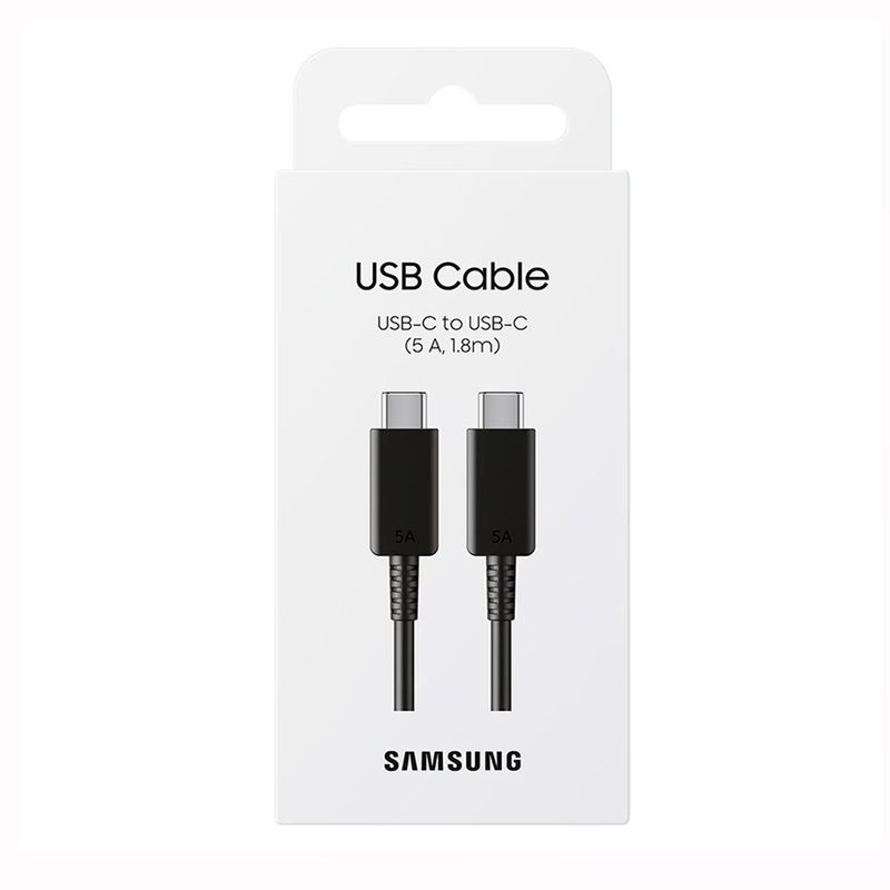 SAMSUNG - Cable Samsung Tipo C a C - 5A - 180cm Original