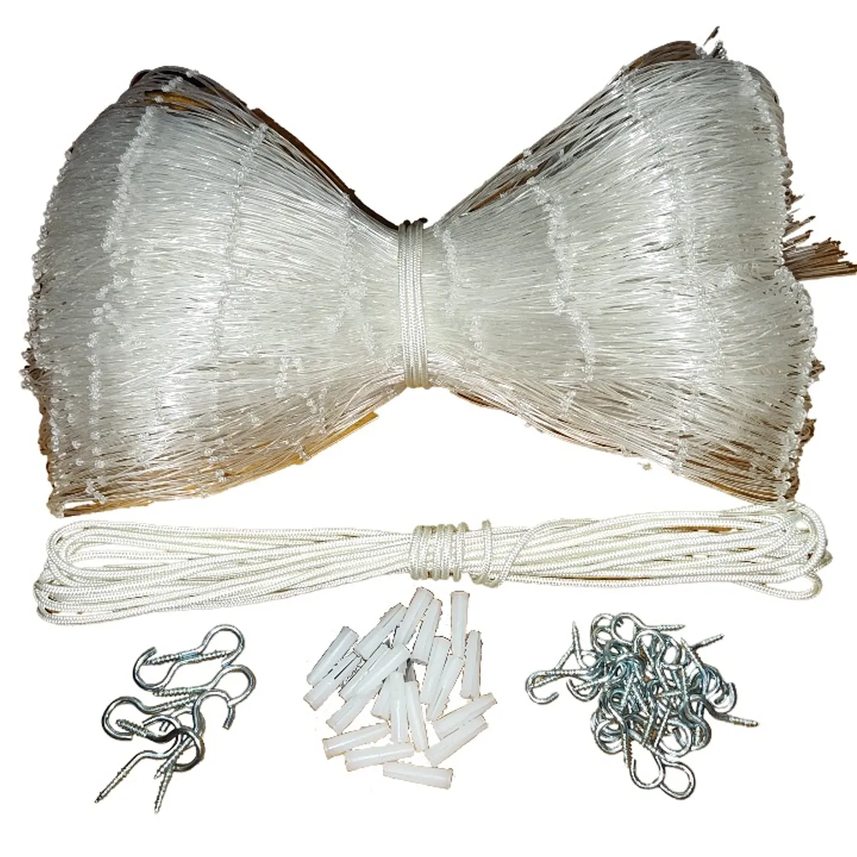 GENERICO - Malla de Seguridad Para  bebe y Niños (KIT) 1.50X2.00 MT