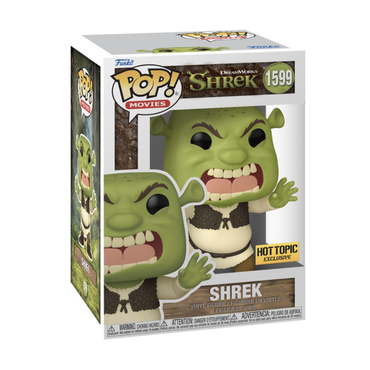 FUNKO - Shrek Asustando Funko Pop 1599 Exclusivo Hot Topic Original