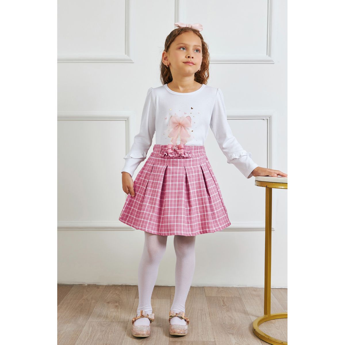 KIDS MASHMELO - Polo Con Vuelos En Las Mangas Y Estampado Kids Mashmelo