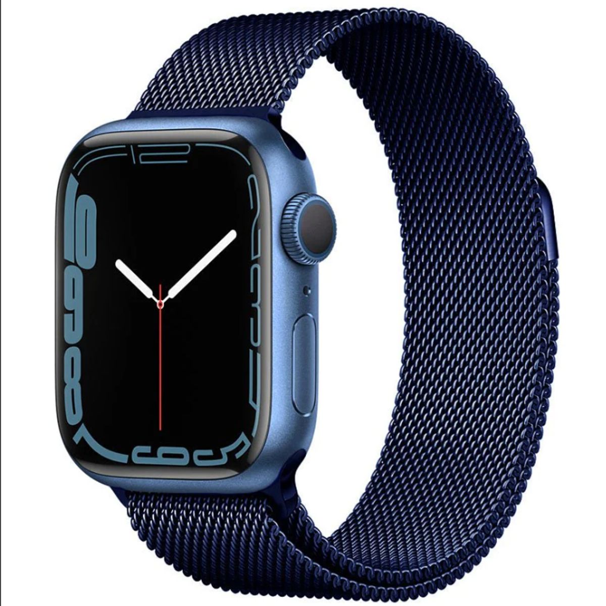 GENERICO - Correa Acero Apple Watch y Smartwatch 42mm-44-45-49mm Azul