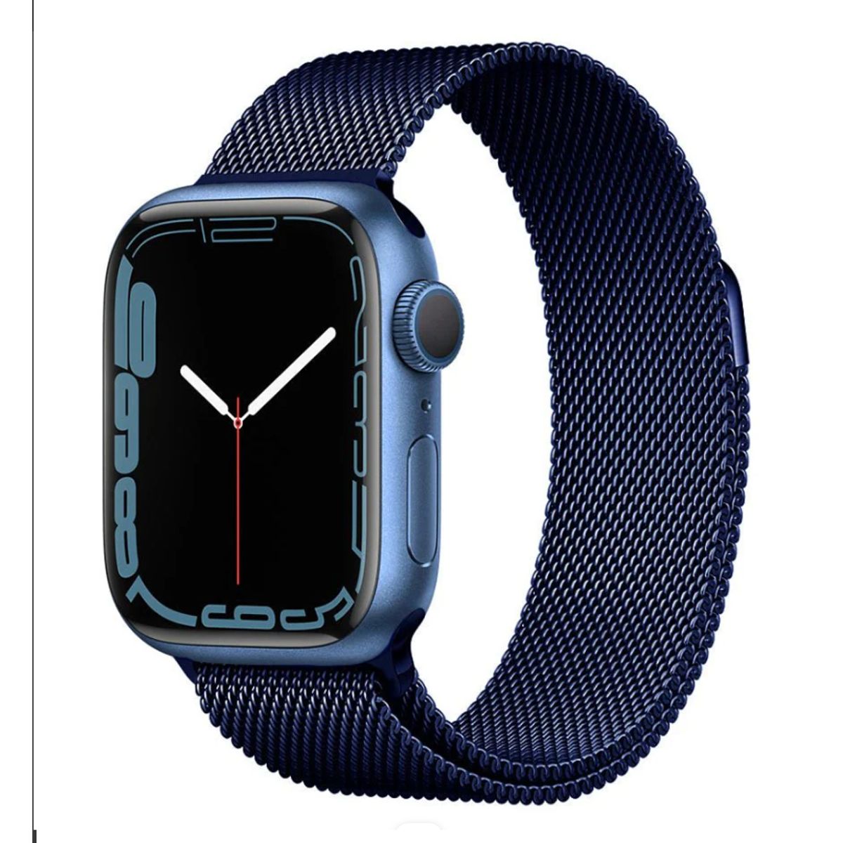GENERICO - Correa Acero Apple Watch y Smartwatch 42mm-44-45-49mm Azul