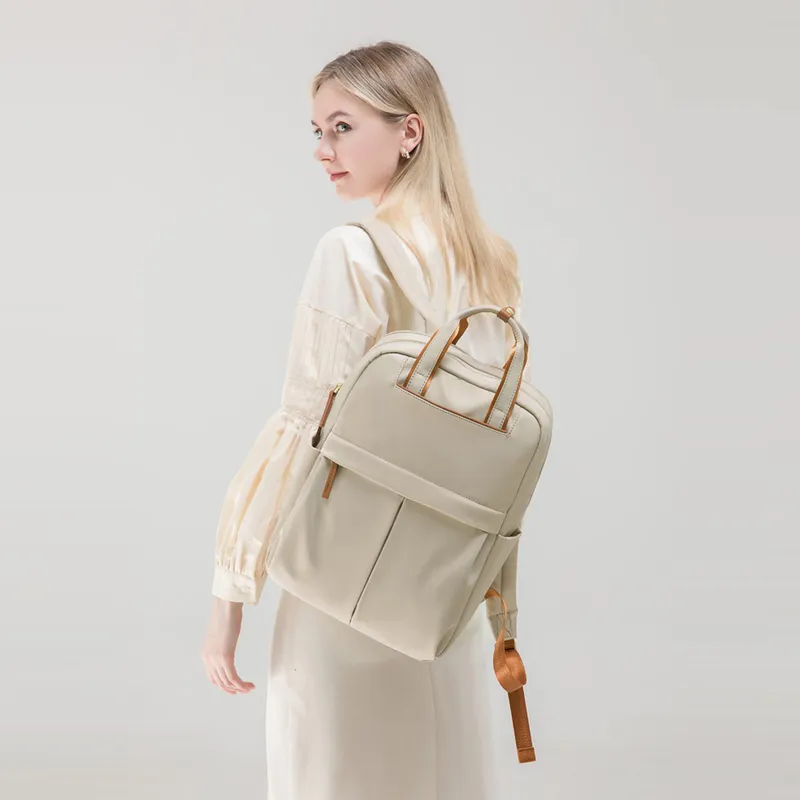 OEM - Mochila Tasya con portalaptop hasta 14 - Beige