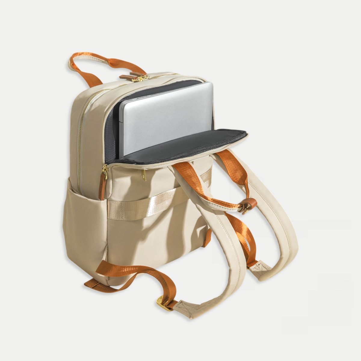 OEM - Mochila Tasya con portalaptop hasta 14 - Beige