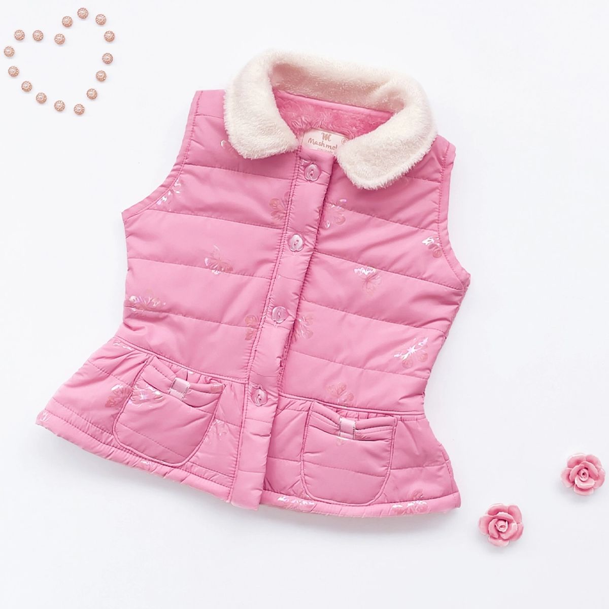 KIDS MASHMELO - Chaleco Impermeable Para Niña Kids Mashmelo