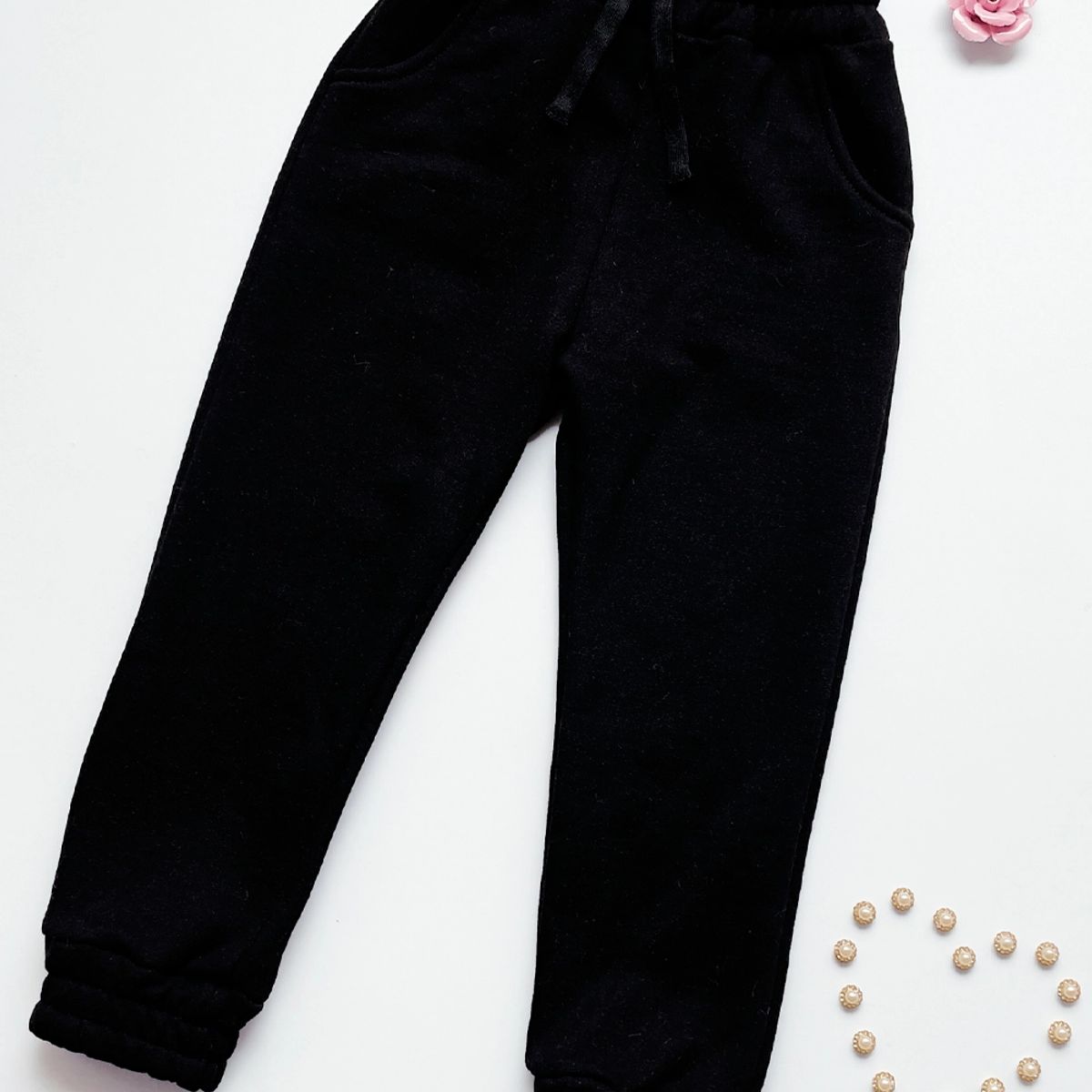 KIDS MASHMELO - Pantalon Buzo Con Bolsillo Y Pasador Para Niña Kids Mashmelo