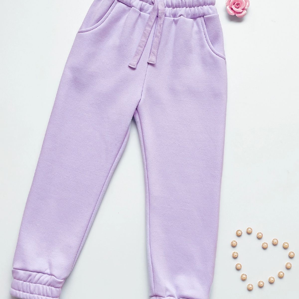KIDS MASHMELO - Pantalon Buzo Con Bolsillo Y Pasador Para Niña Kids Mashmelo