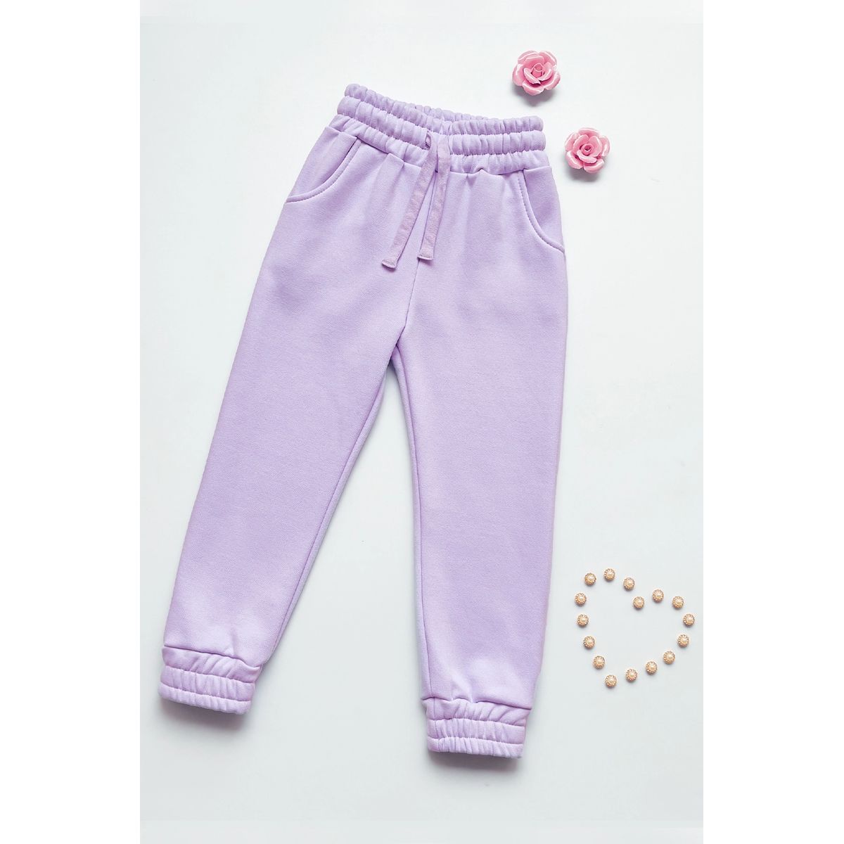 KIDS MASHMELO - Pantalon Buzo Con Bolsillo Y Pasador Para Niña Kids Mashmelo