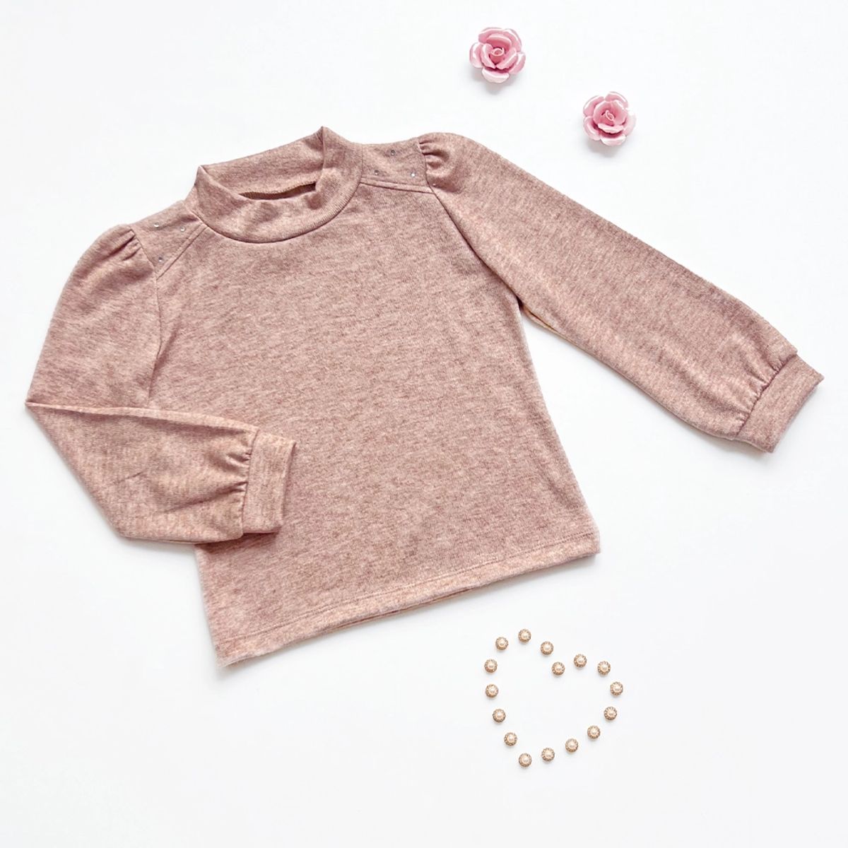 KIDS MASHMELO - Polo Chompero Con Corte En El Hombro Y Botones Kids Mashmelo