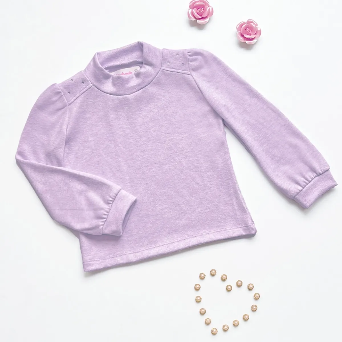 KIDS MASHMELO - Polo Chompero Con Corte En El Hombro Y Botones Kids Mashmelo