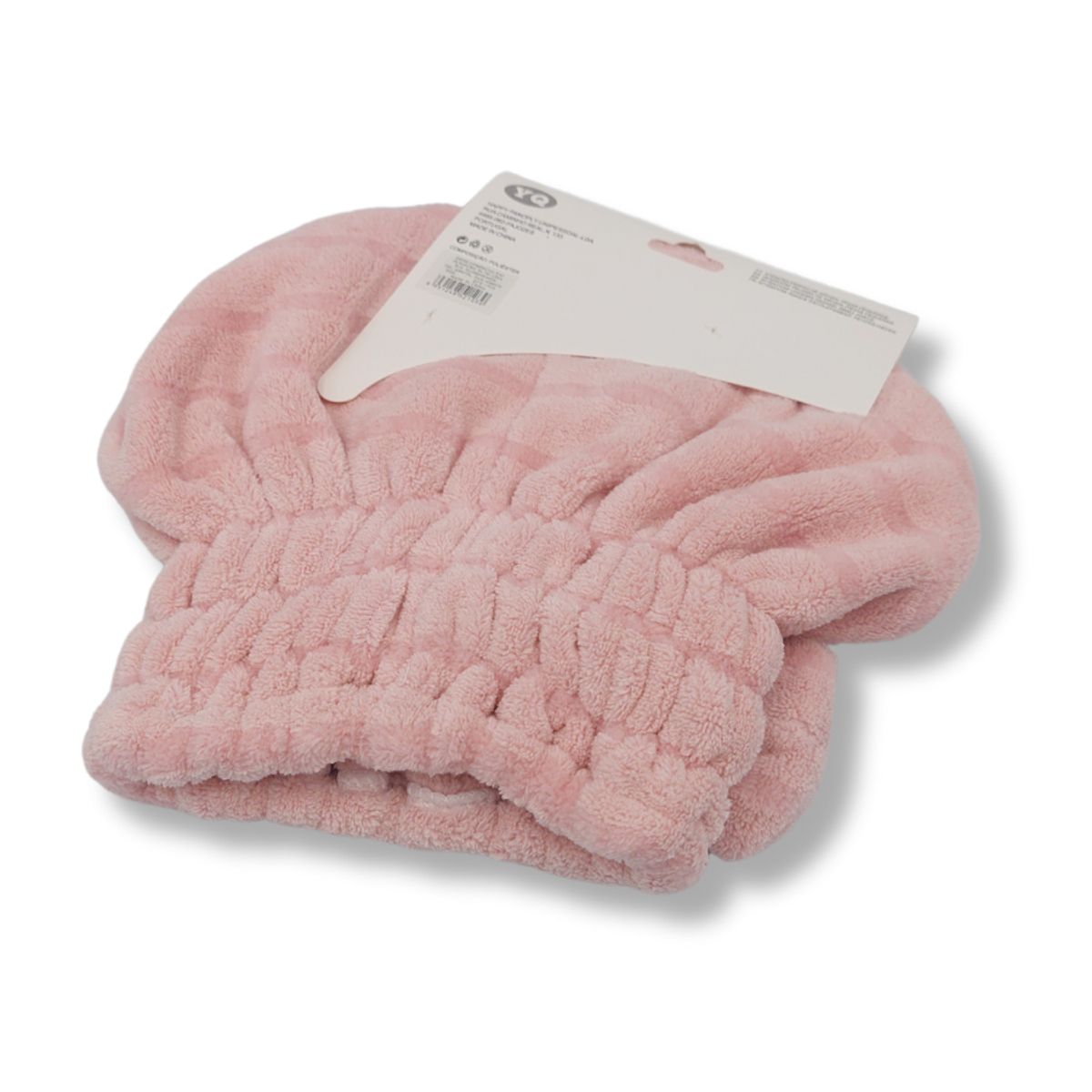 GENERICO - Toalla Gorro para Cabello color Rosa