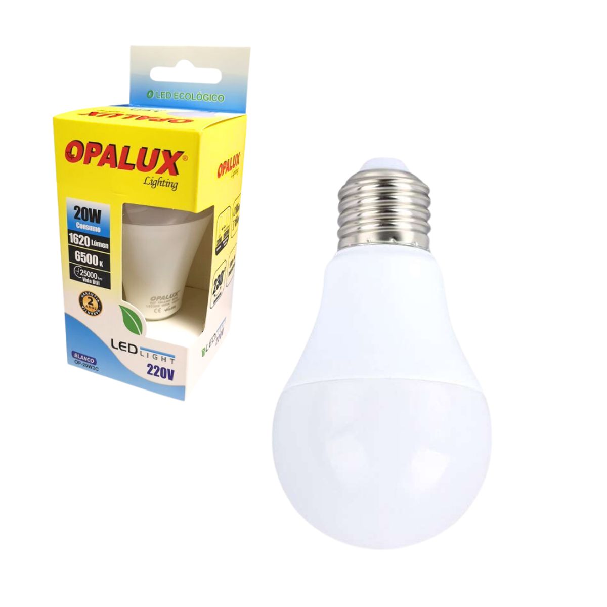 OPALUX - Foco LED 20W Luz Fría OP-20W3C OPALUX