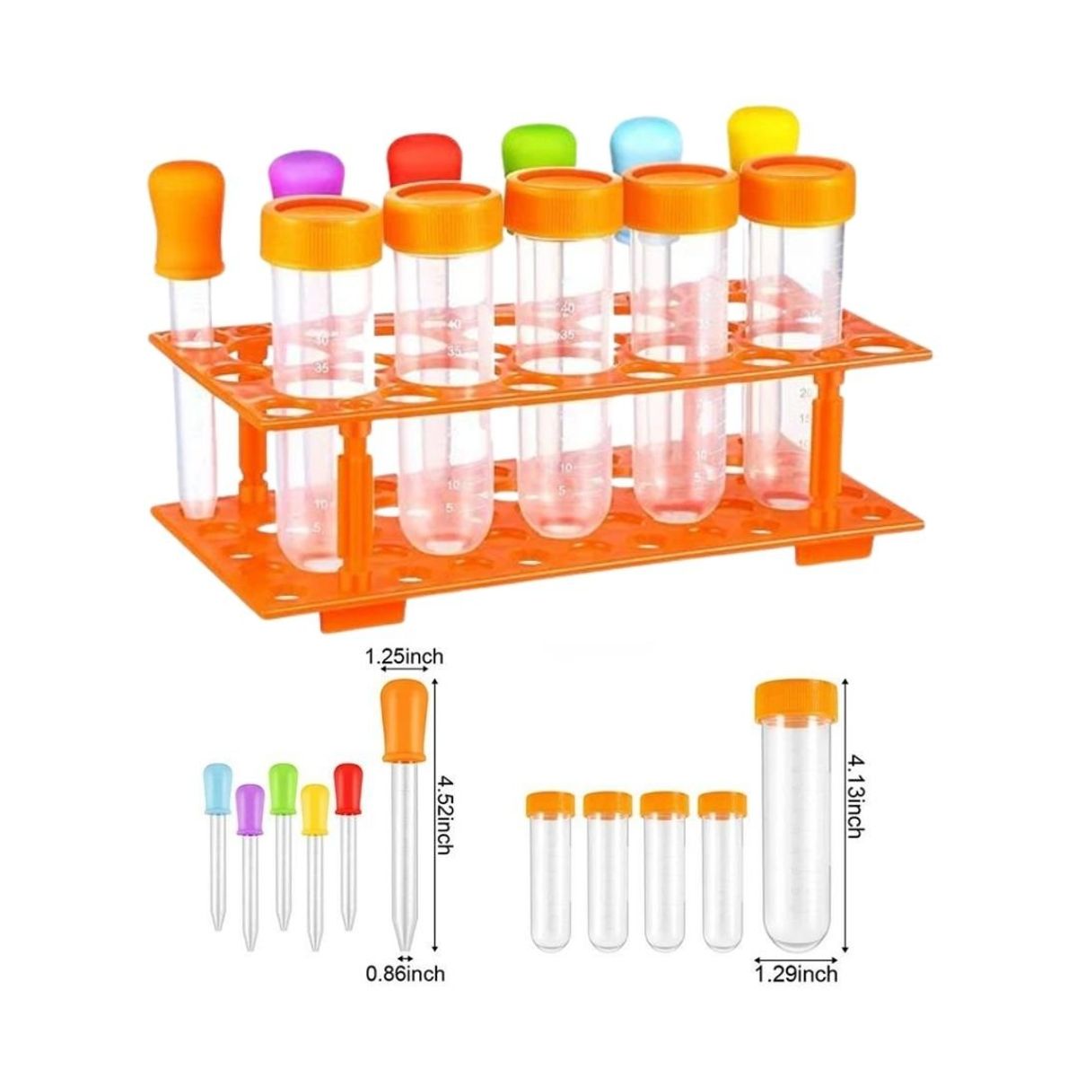 GENERICO - Juguete Didáctico Kit Tubos De Ensayo Y Pipetas