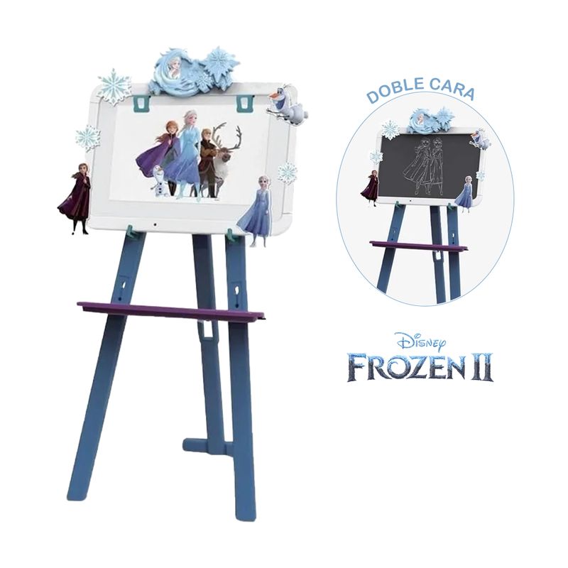 DISNEY - Pizarra Reversible 2 en 1 Frozen II