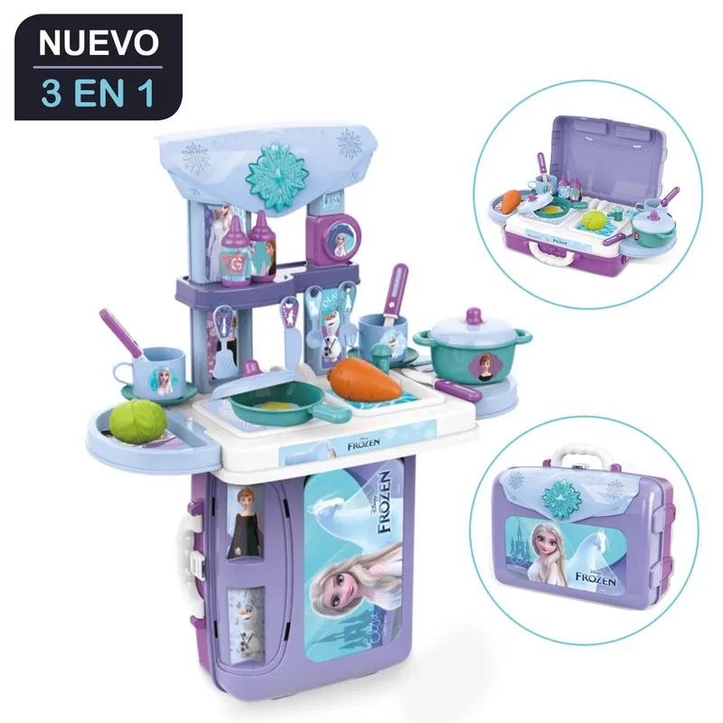DISNEY - Set De Cocina Y Maletin 3 En 1 Frozen Il / Disney