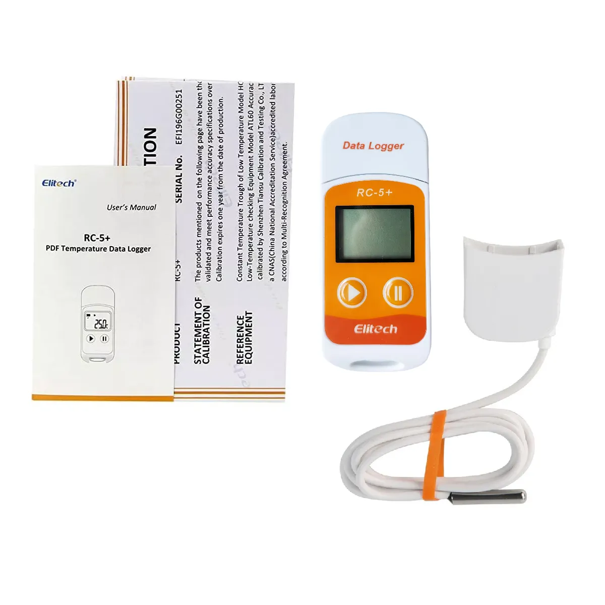 OEM - Data Logger USB Temperatura con Sonda Cadena de Frío ELITECH RC-5+ TE