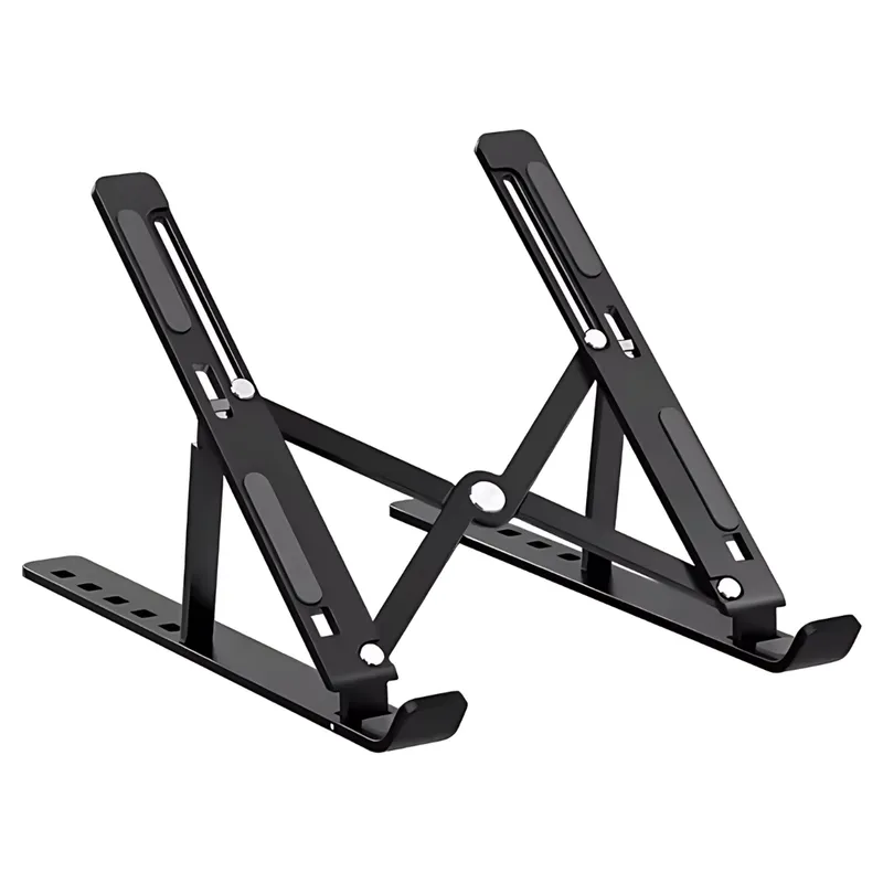 GENERICO - Soporte Plegable De Aluminio para Laptop Negro