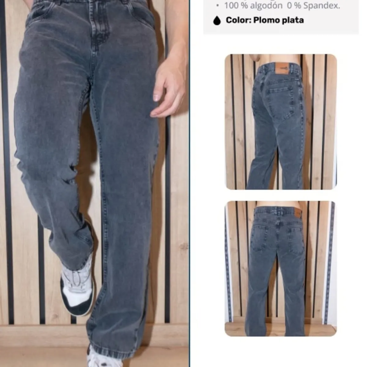 GENERICO - PANTALON JEAN  PARA HOMBRE