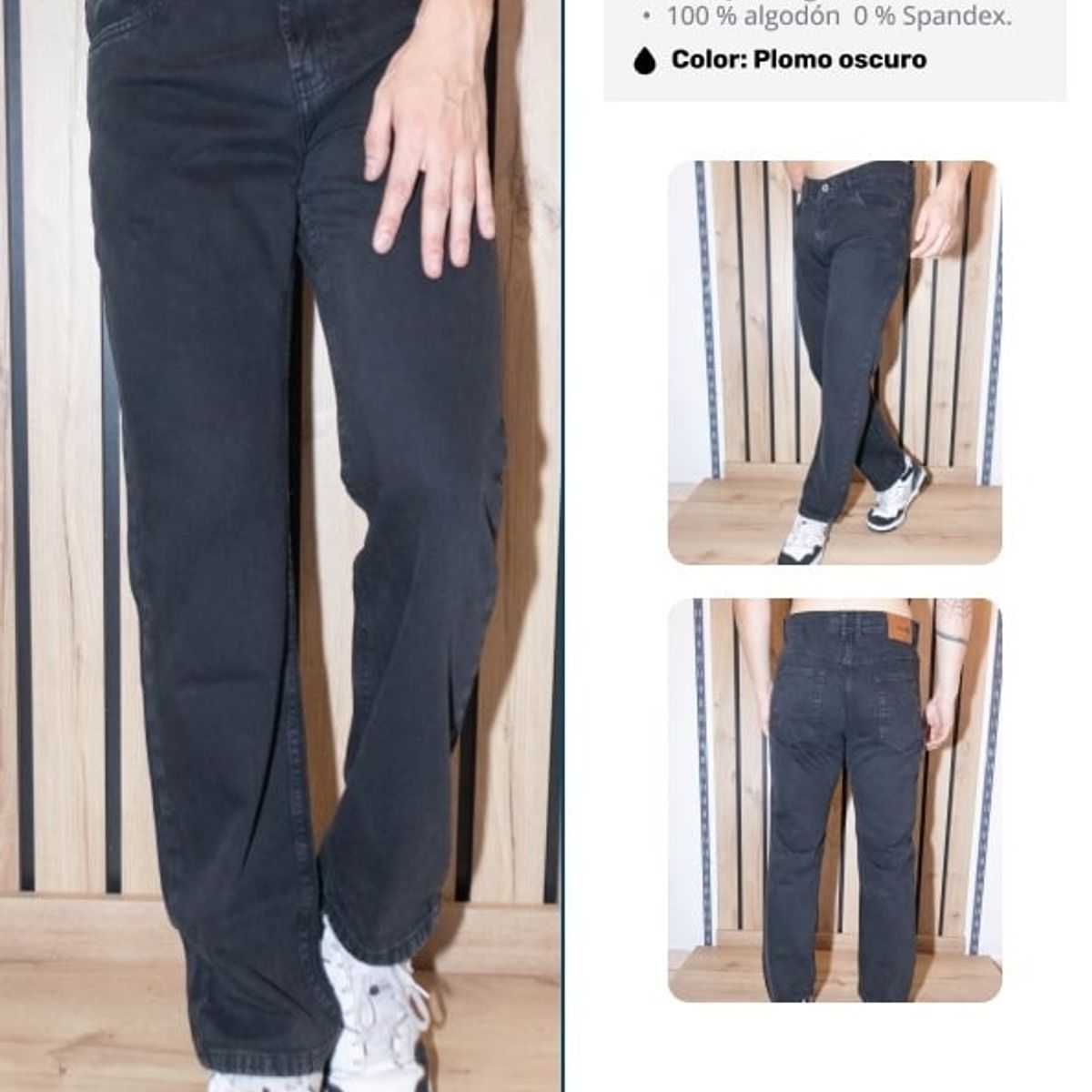 GENERICO - PANTALON JEAN  PARA HOMBRE