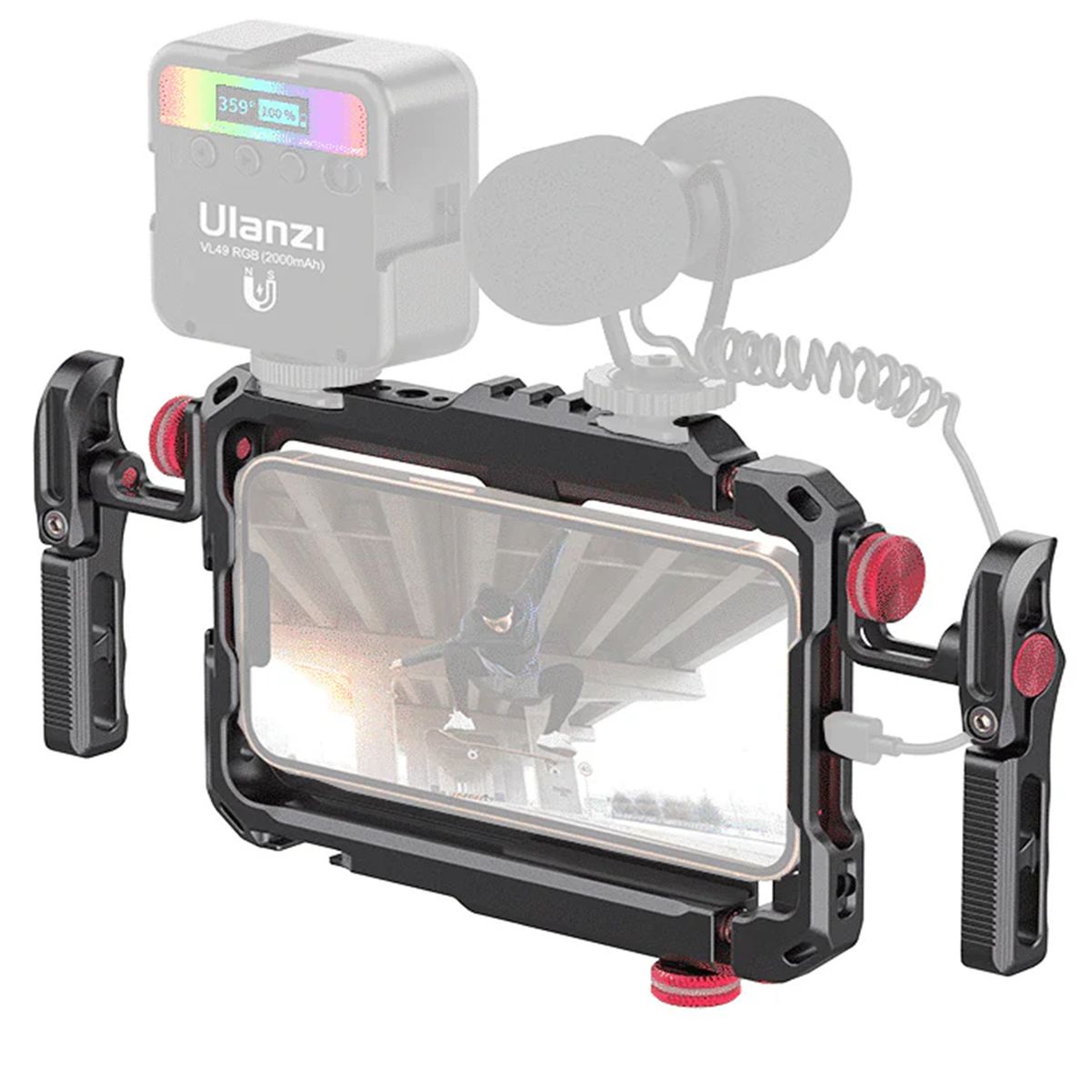 ULANZI - Soporte Jaula Ulanzi Lino para Celular  Video y Vlogs Profesionales